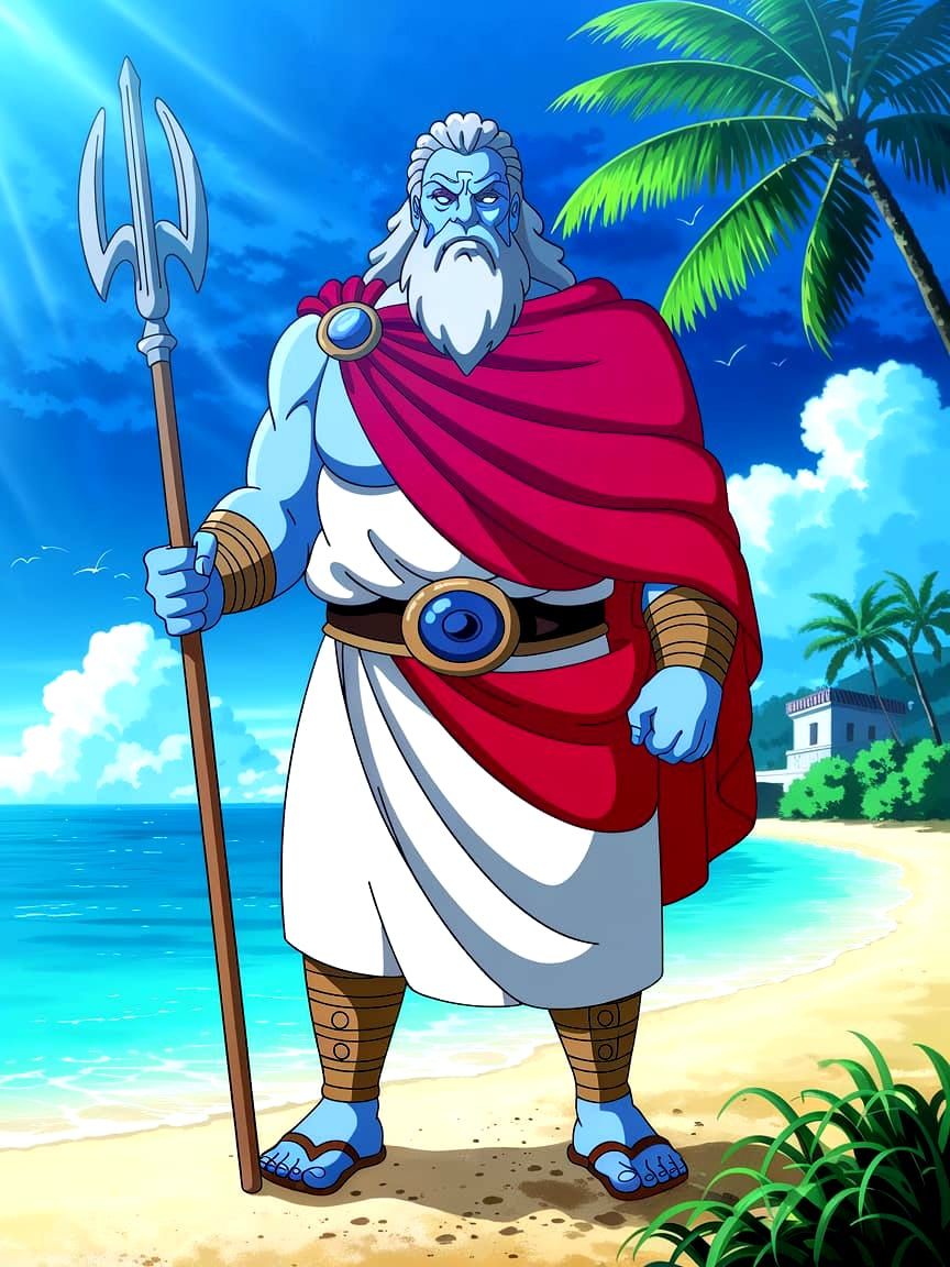 Mighty Zeus Rises from the Waves in Epic 4K