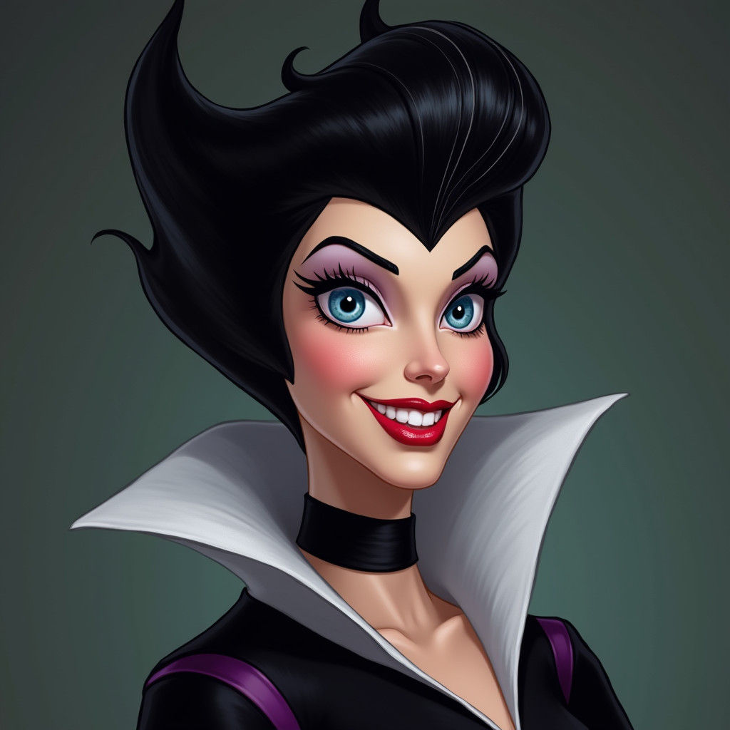 Realistic Portrait of Evil Queen Cosplayer