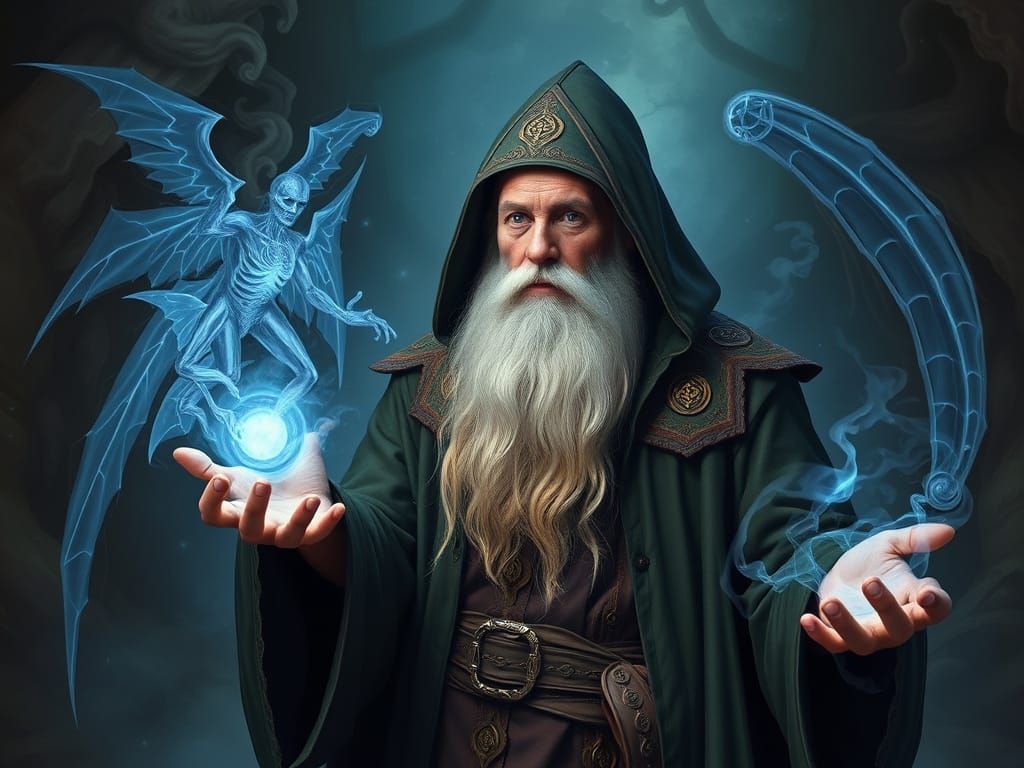 Magician Summons Spirit From Transistors