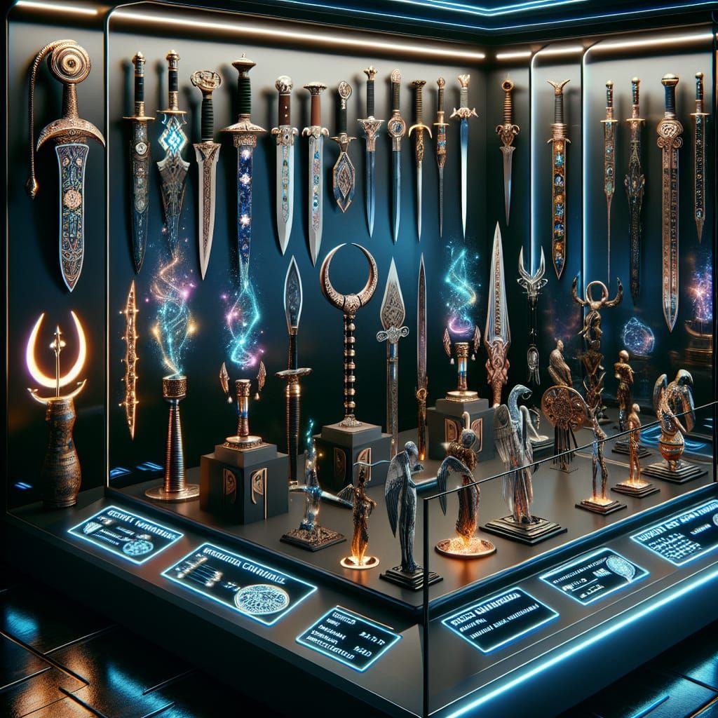 Futuristic Armoury: Magical Weapons from World History