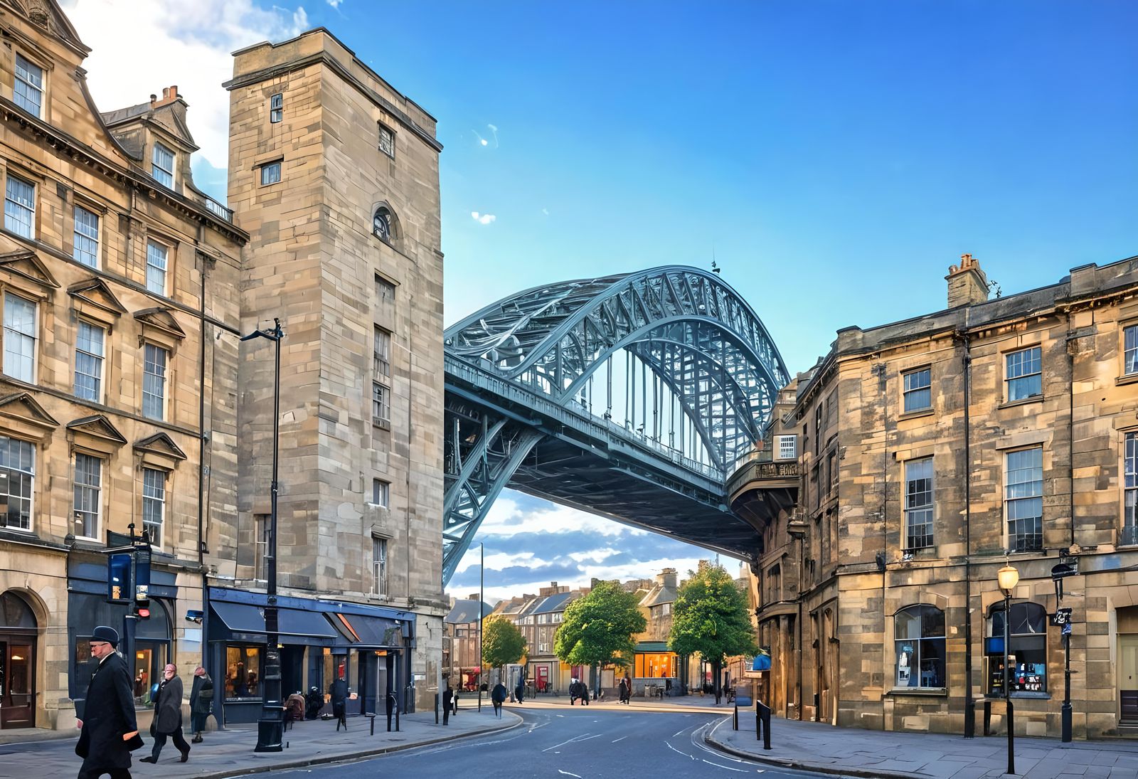 Tyne Bridge in earlier years.5 in the style of Da Vinci.