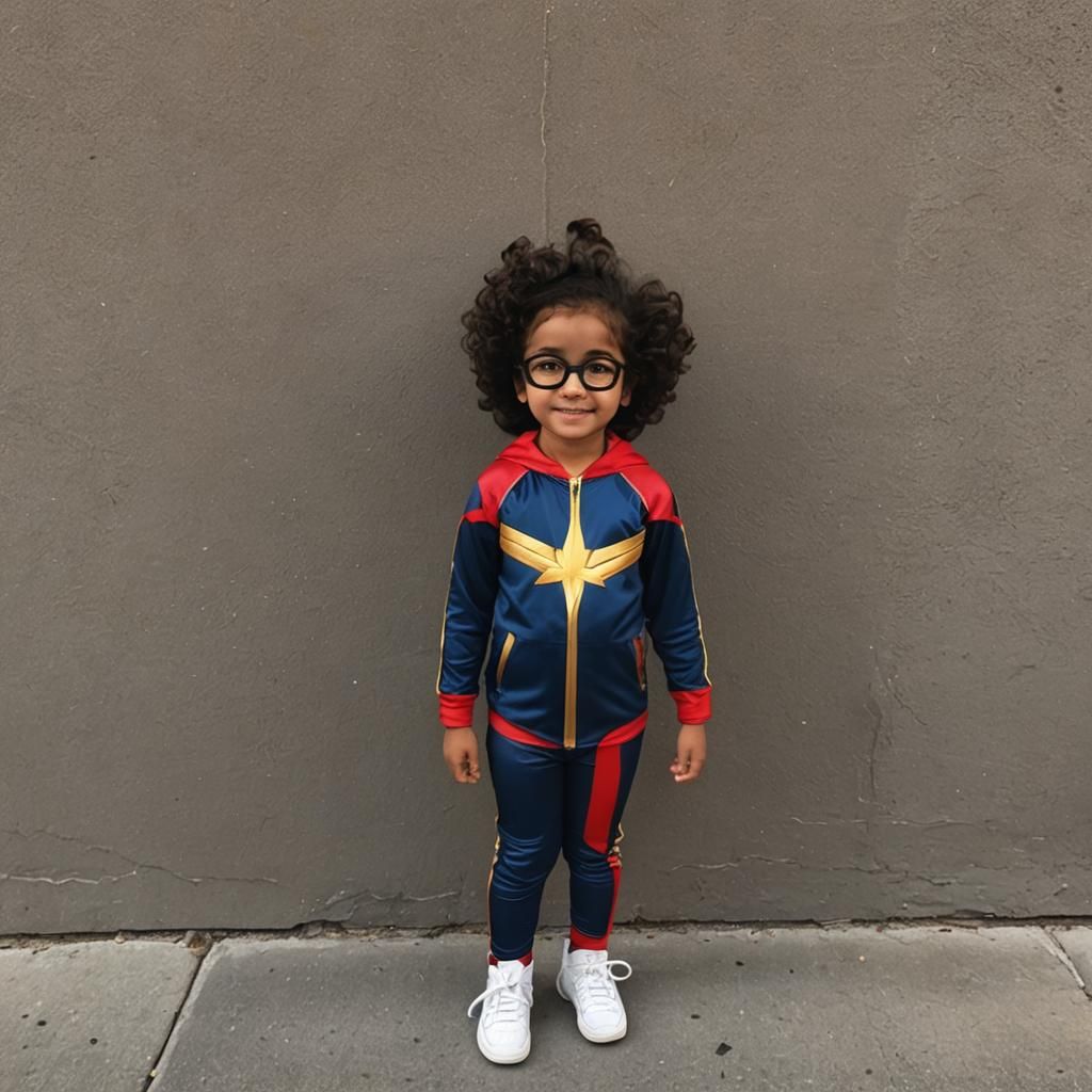 Young Ms. Marvel Cosplayer