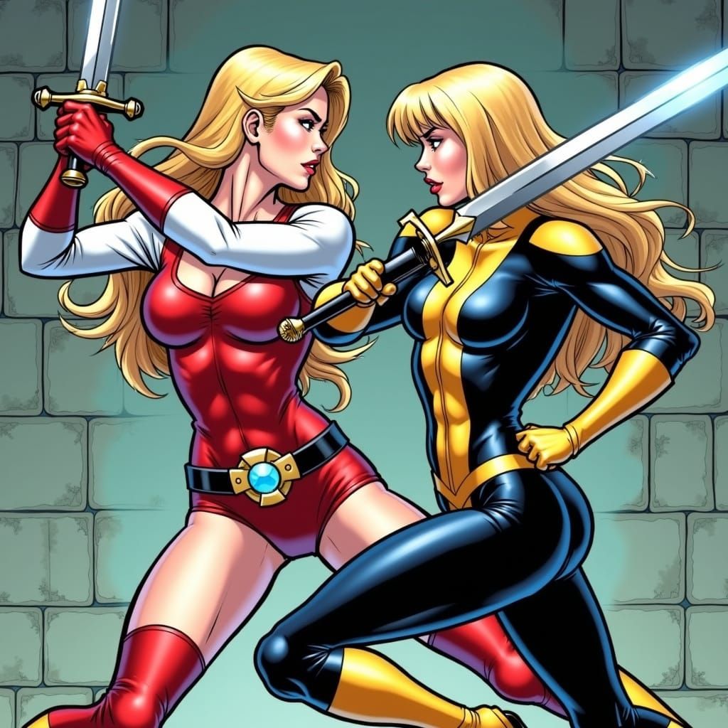 Epic Swordfight Between Princess Adora and Illyana Rasputin ...