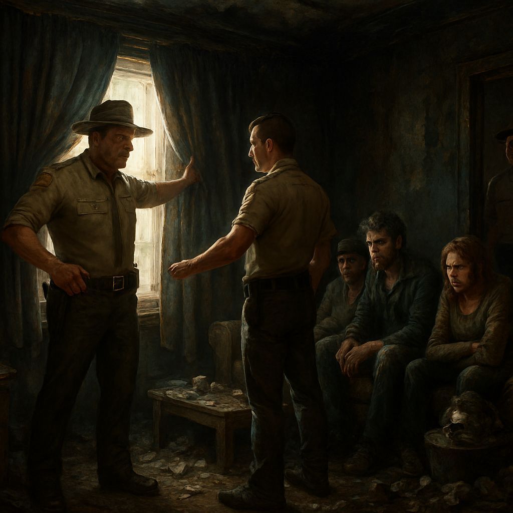 Sheriff Orders Deputy to Reveal Sunlight in Dingy Room