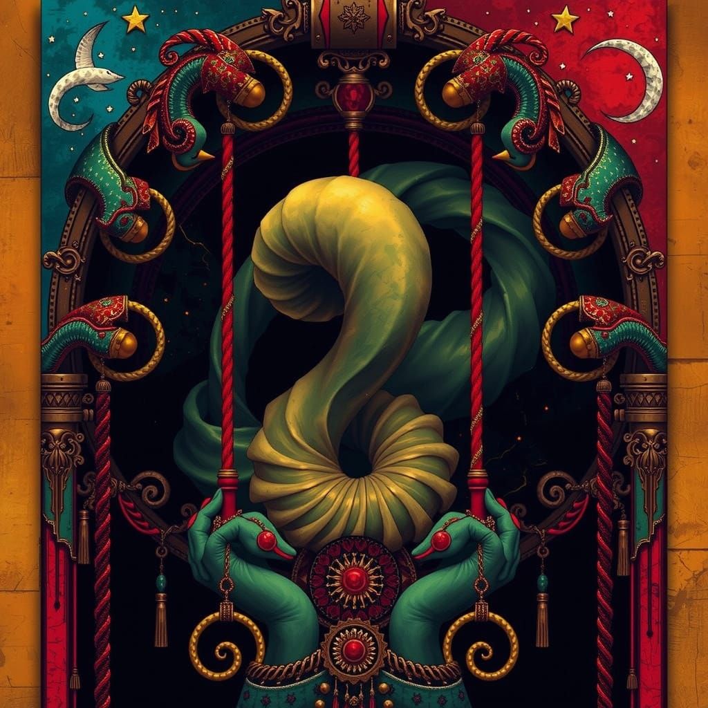 Abstract Visuals of Twisting and Warping Forms