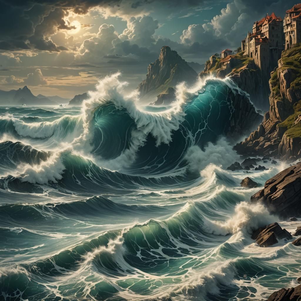 Endless Sea Elegy in Vast Fantasy World