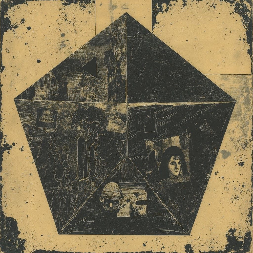 Wooden Icosahedron with Arcane Symbols and Mysterious Music....