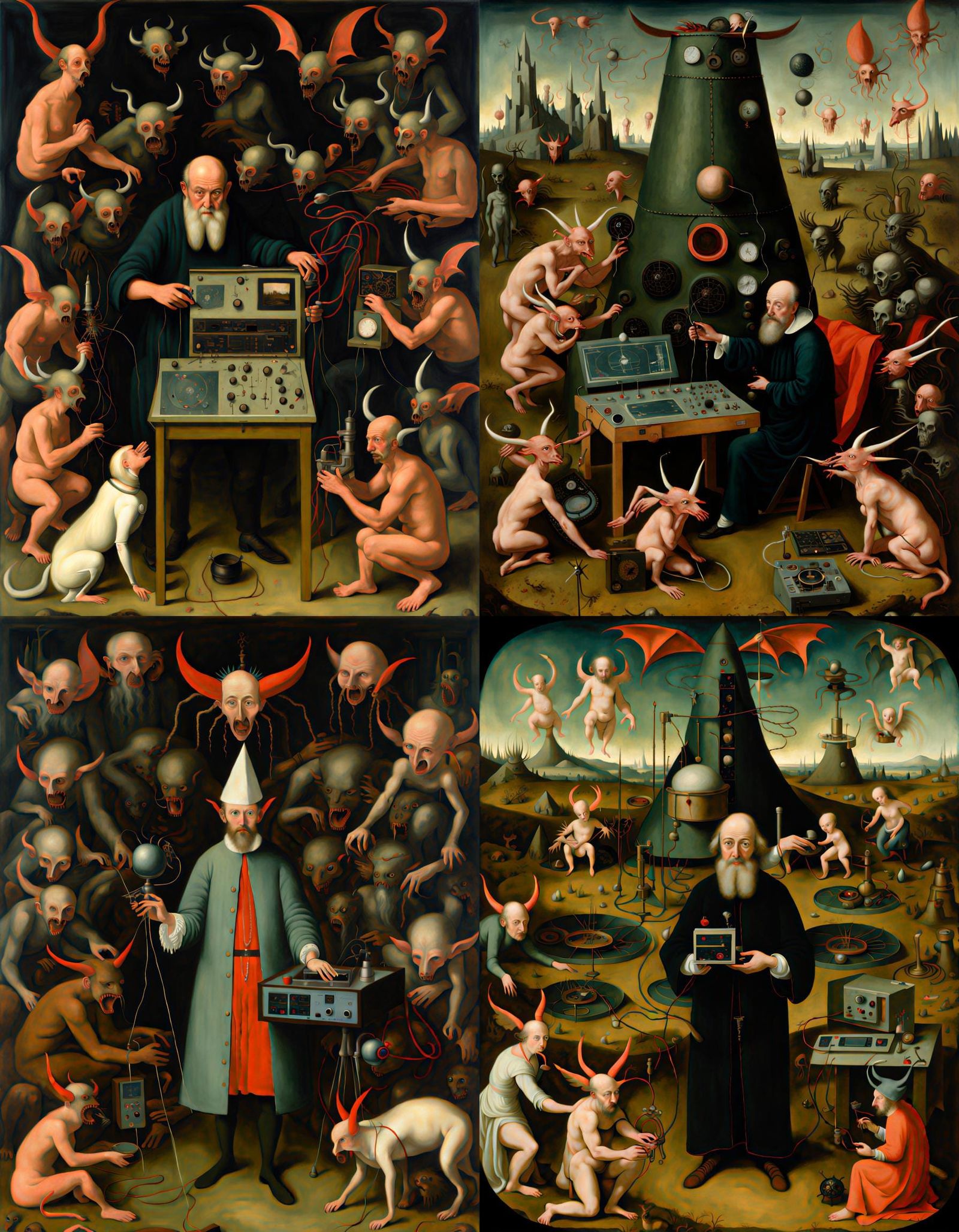 Demons and Electronics in Renaissance Style