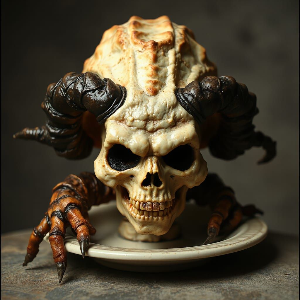 Baker's Demon in Giger-Inspired Horror