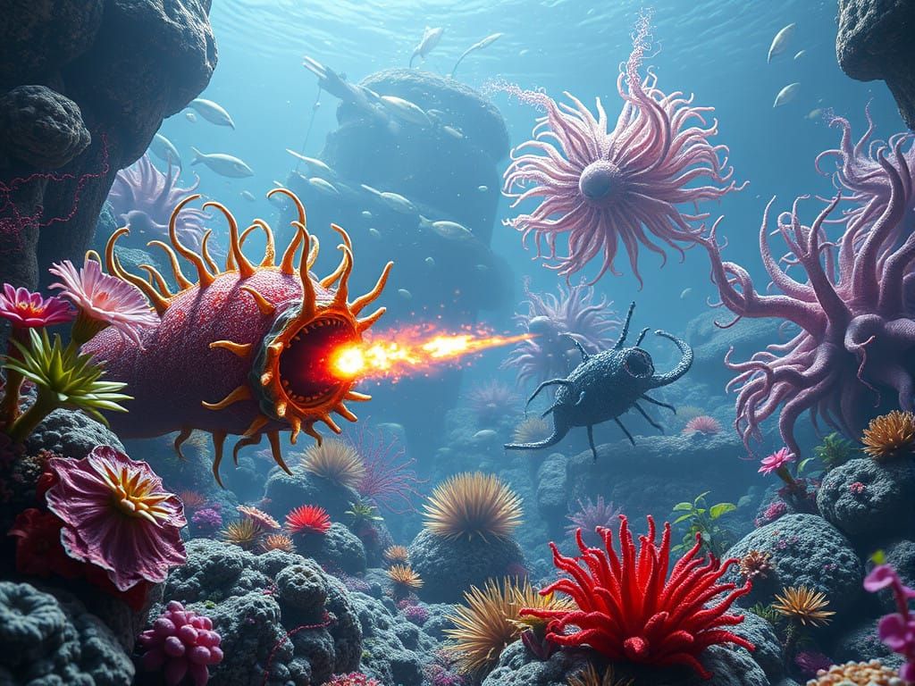 Spirioffom Tardimorph Attack Force vs Submarine Plantalien S...