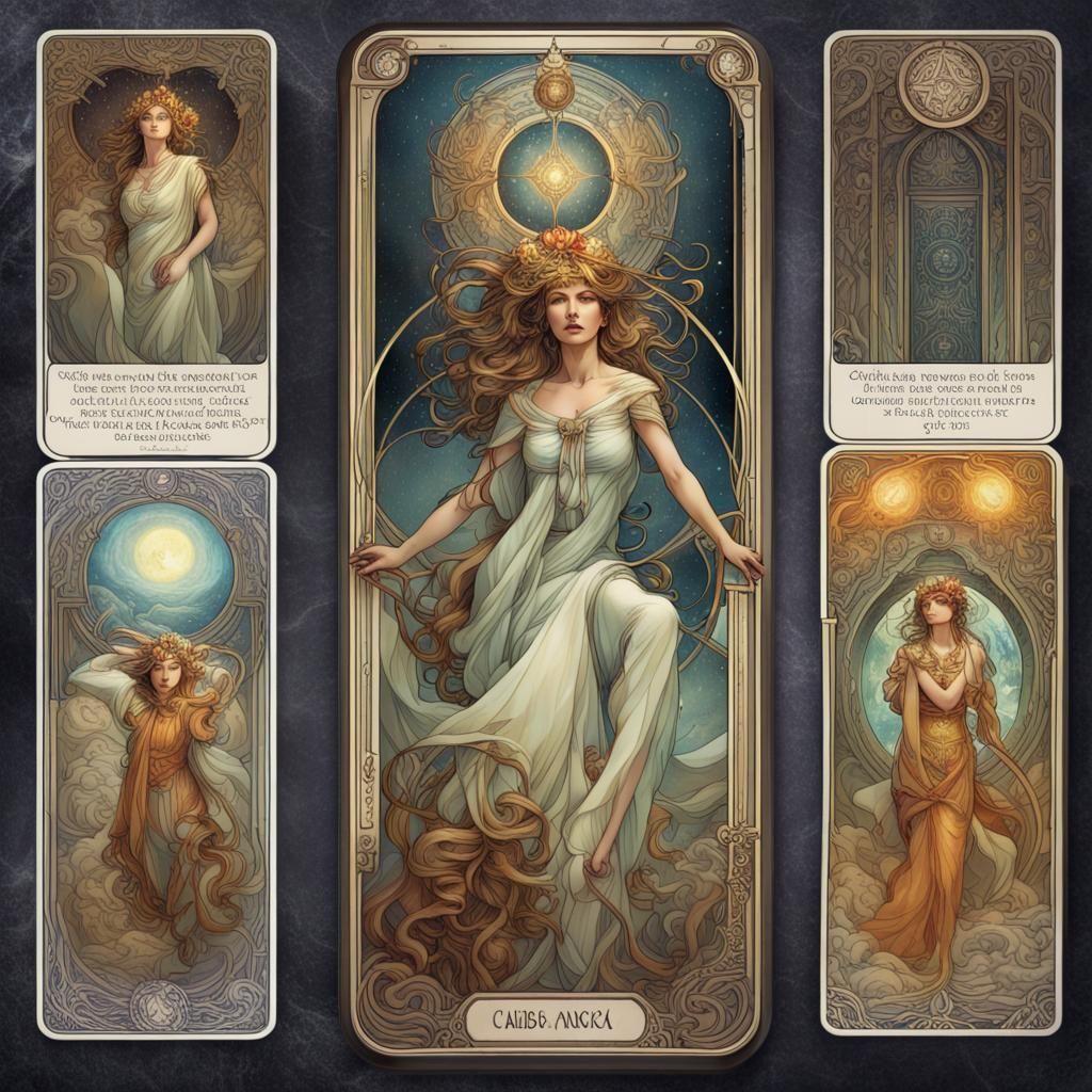 Visually Stunning Tarot Deck Inspired by Celestial Odyssey