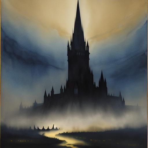 Quest for Answers Rising in Watercolours