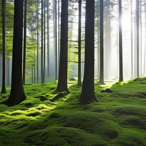 Lush Green Forest