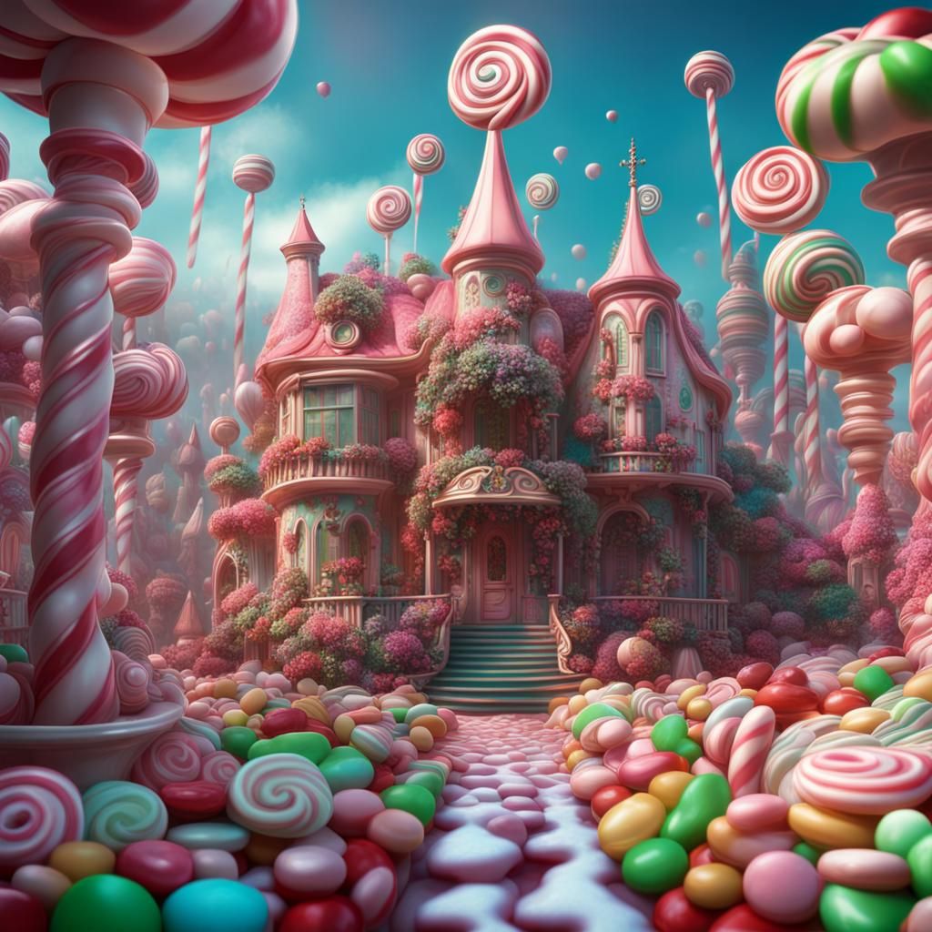 Candy Wonderland Dream Home: A Digital Masterpiece
