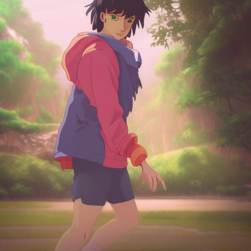 He met a girl who wore Versace
Pink feather coats and jumbo jewellery
Gonna be a hoop phenomenon
He's gonna be Hakeem Ol...