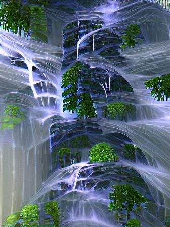 Scenic Forest Waterfall
