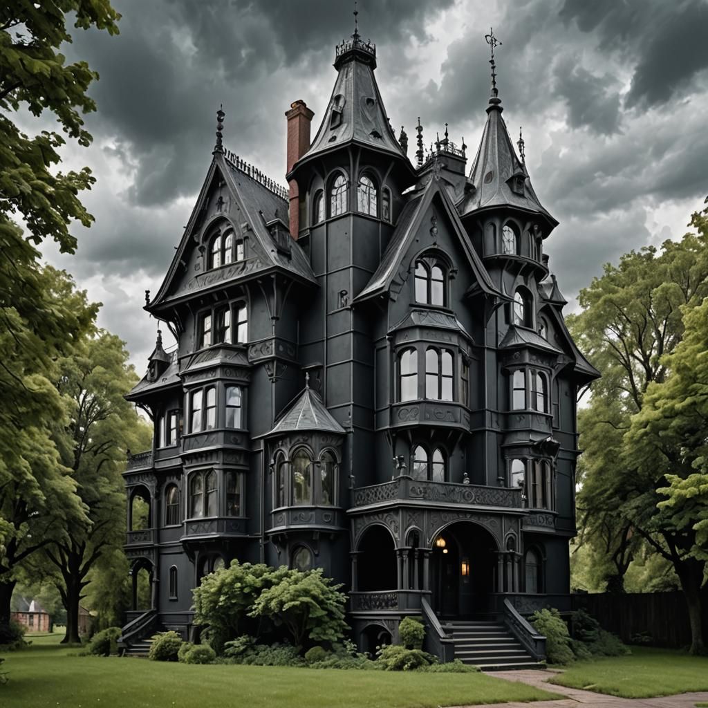 Gothic Futurismo House: A Unique AI Architecture