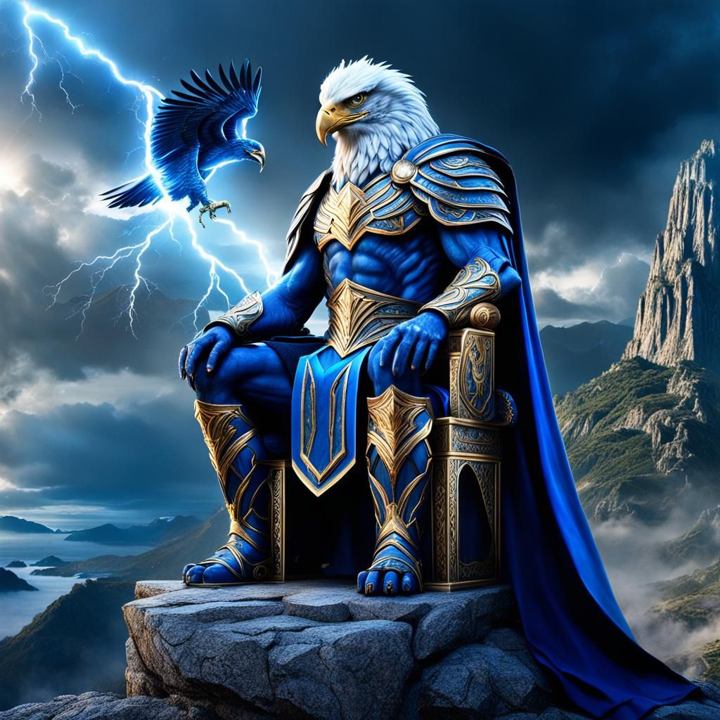 Zeus on Mount Olympus: Epic Digital Matte Painting