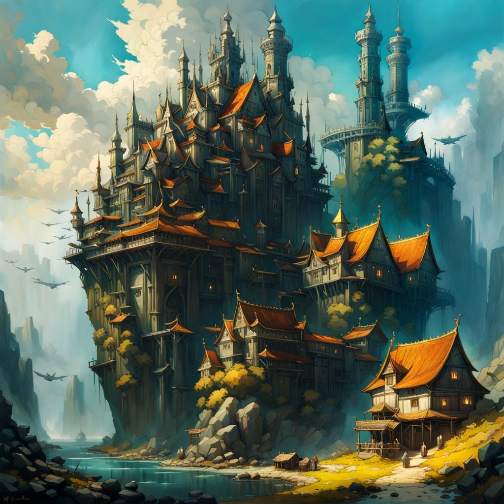 Northumbria medieval sci-fi fusion