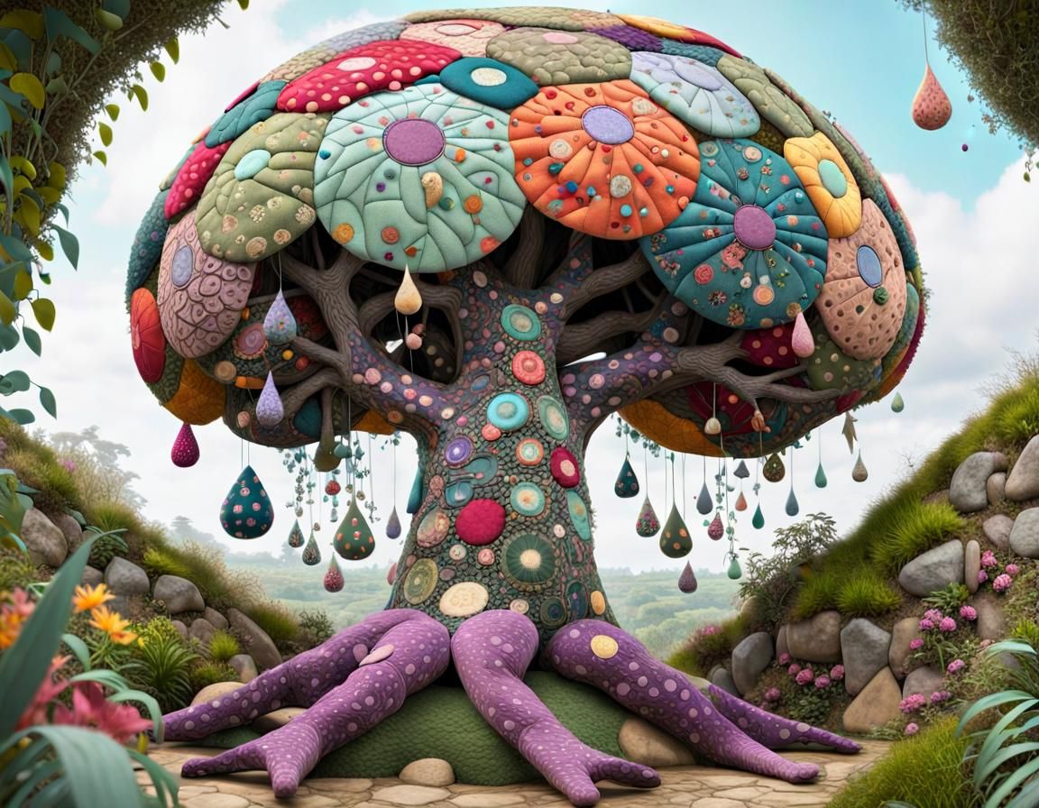 Intricate Knoodlebugs in Eden Project Brain Tree