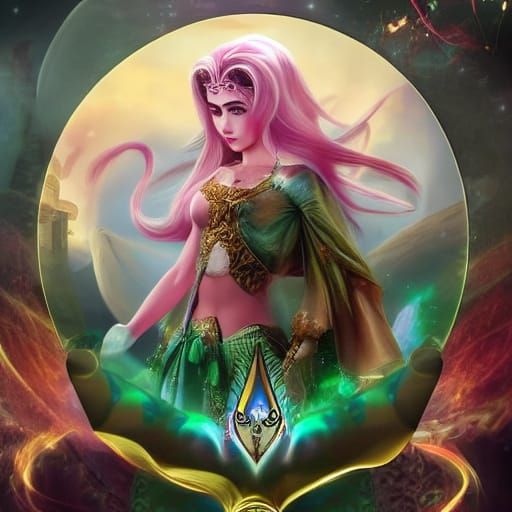 Magical Whimsical Mystical Dangerous Satureya Creature