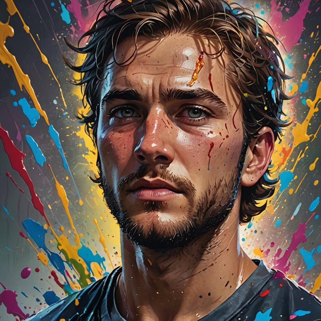 Hyperrealistic Portrait with Dramatic Lighting