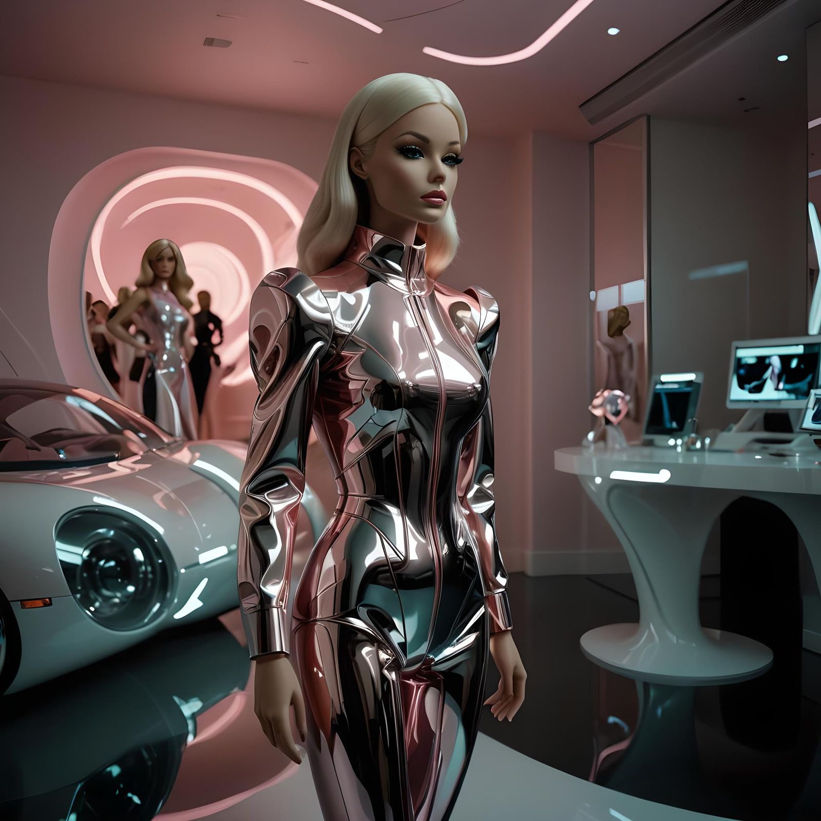 Pink Life-Size Barbie Doll Image