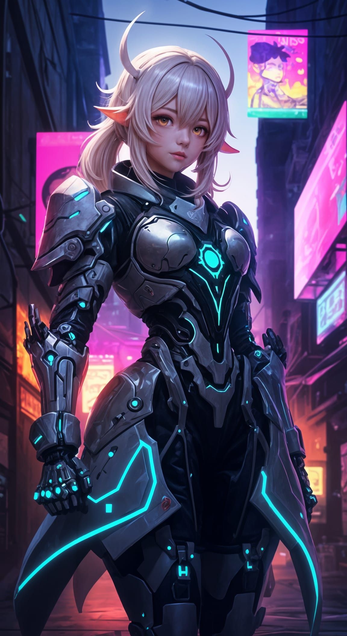 Cyberpunk Klee from Genshin Impact