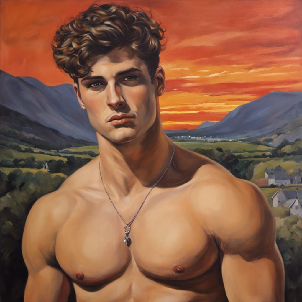 Realistic Portrait of a British Man, Masterpiece