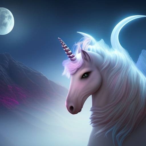 mystical moon unicorn