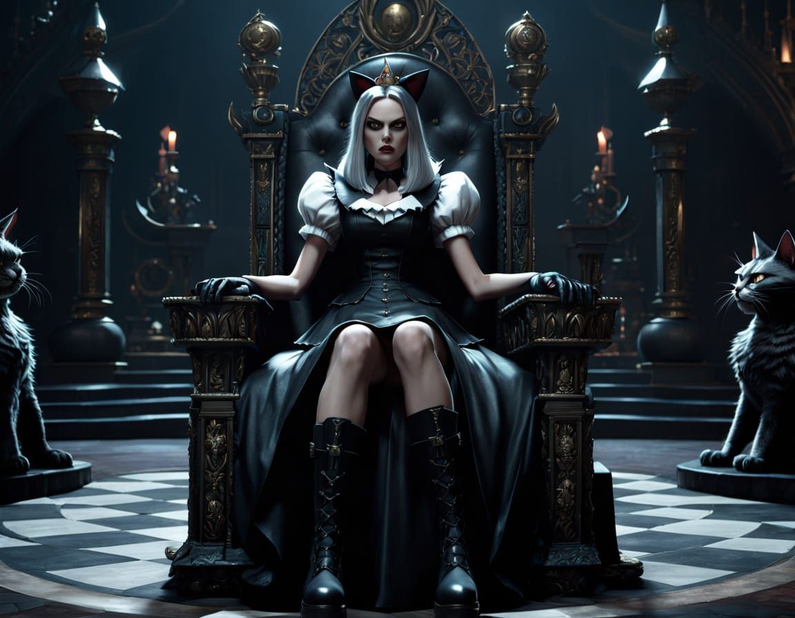 Dark Wonderland Queen: Alice Reigns in Horror