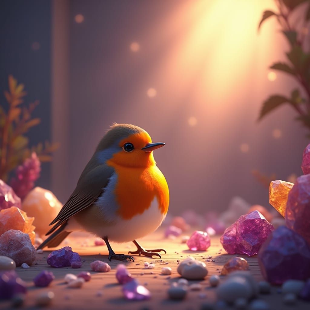 Robin and Crystal Collection: Pixar-Inspired 3D Art