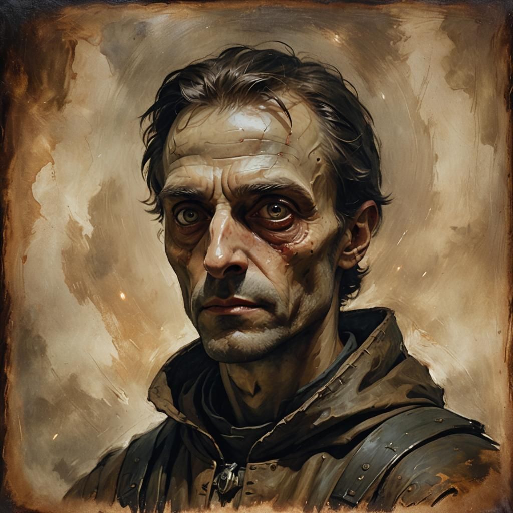 Alien Vampire on Renaissance Wanted Poster