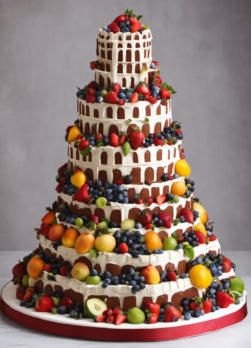 Babel Tower, The Fruitcake Version (Sunday Cleanup, Work #2)