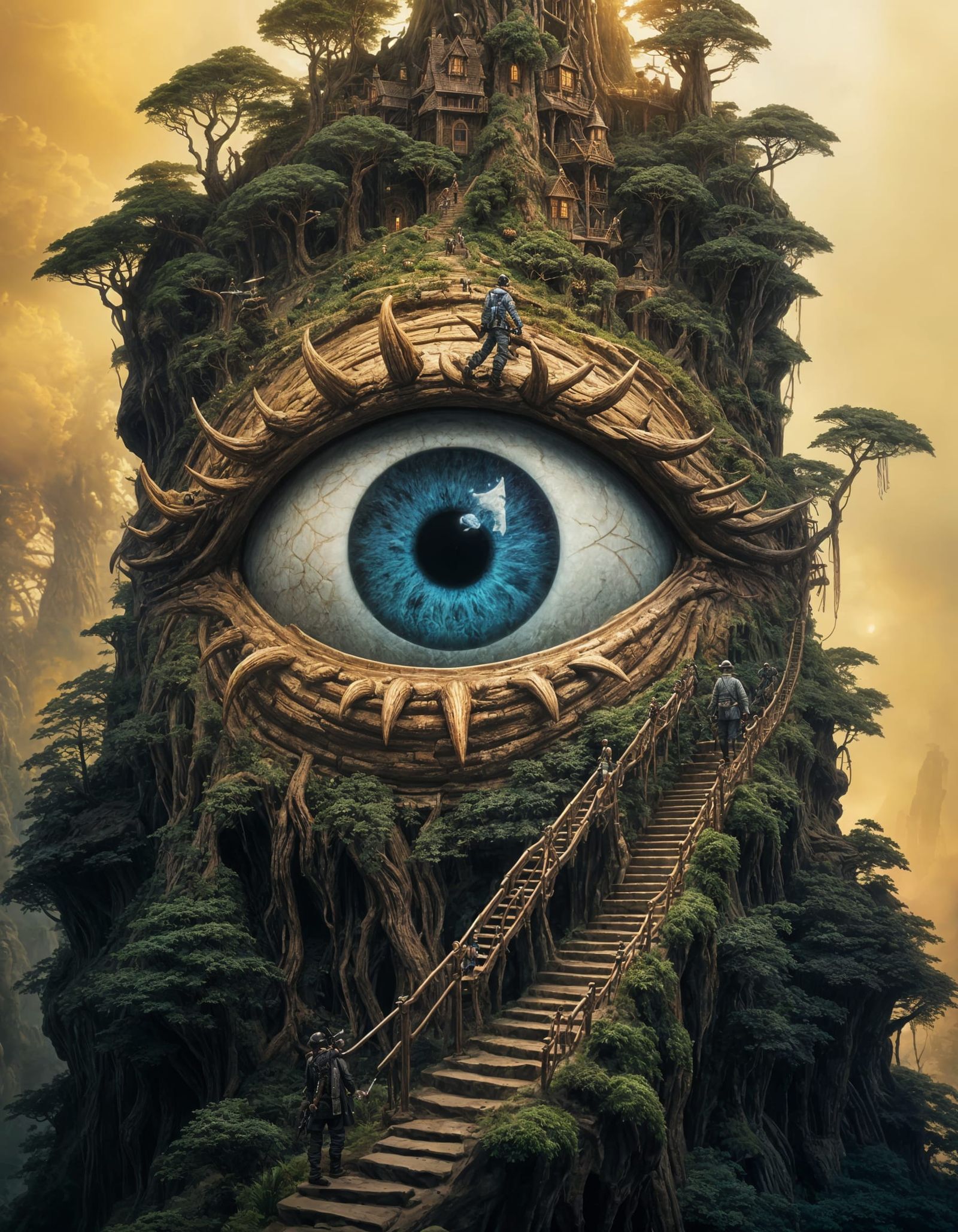 Ethereal Fantasy Cyclops Under Siege