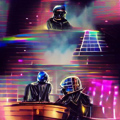 Daft Punk AI Image