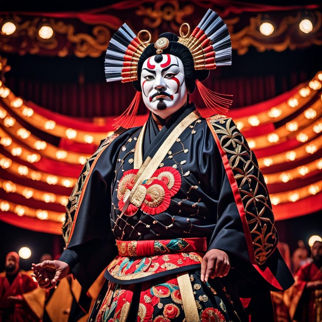 Kabuki Opera: Luciano Pavarotti on Stage