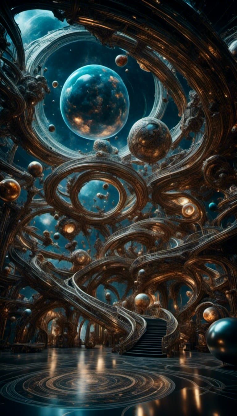 <lora:Dadaist forms:1.0> <lora:Interstellar:1.0> <lora:TechScapes:1.0> A massive Cosmic megastructure in space. Photorea...