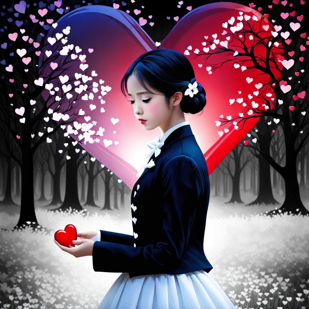 Yearning Heart: An AI Interpretation of Love's Absence