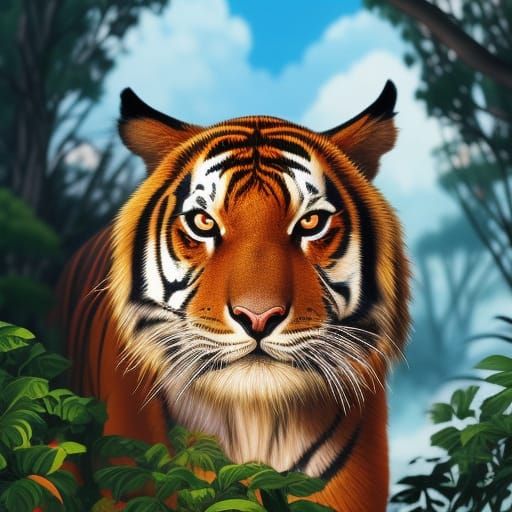 Anime-Style Koala Digital Illustration