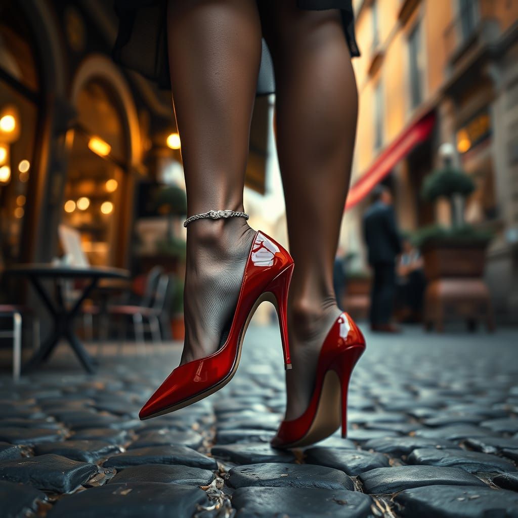 Elegant Feet in Rome: A Fashion Editorial