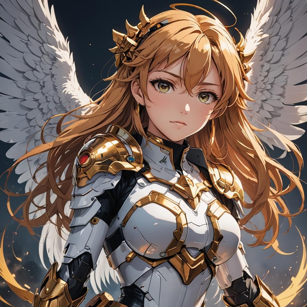 Angela Angel: Cel-Shaded Anime Style Art