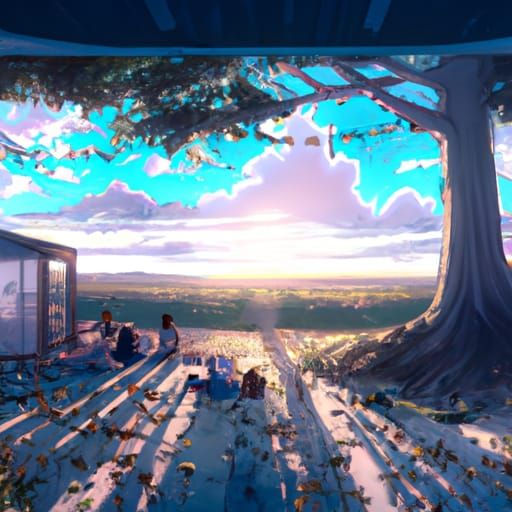 Death of a Salesman: Studio Ghibli Anime Key Visual