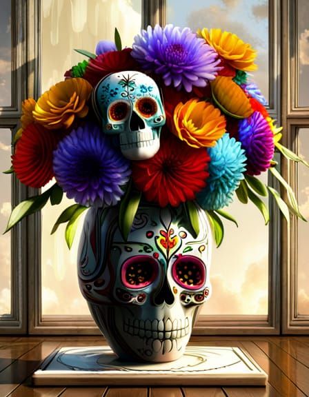 Memento Mori - 73 days to Halloween on 08.18.23 by Per.