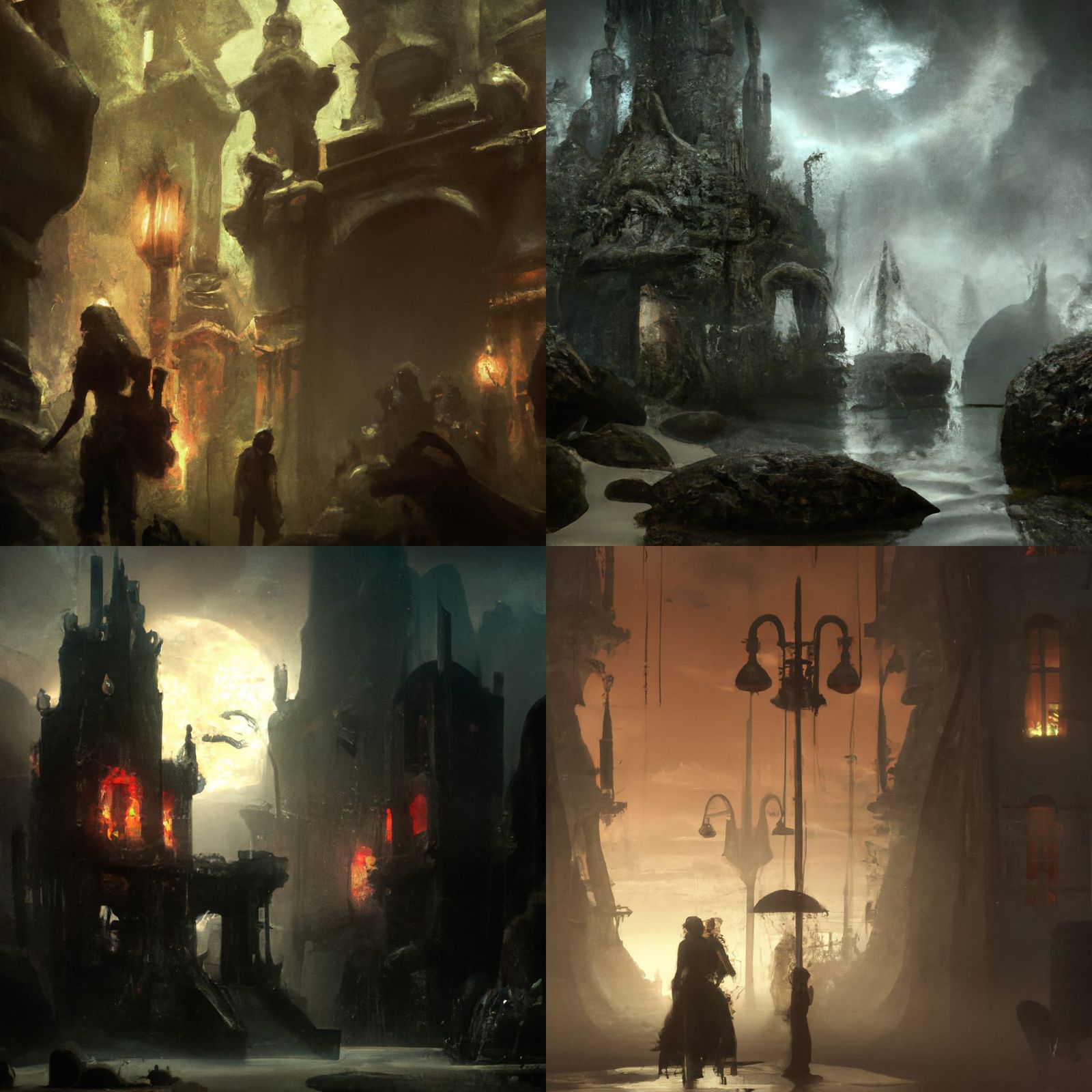 Bloody Kisses Album Cover in Baroque Expressionism