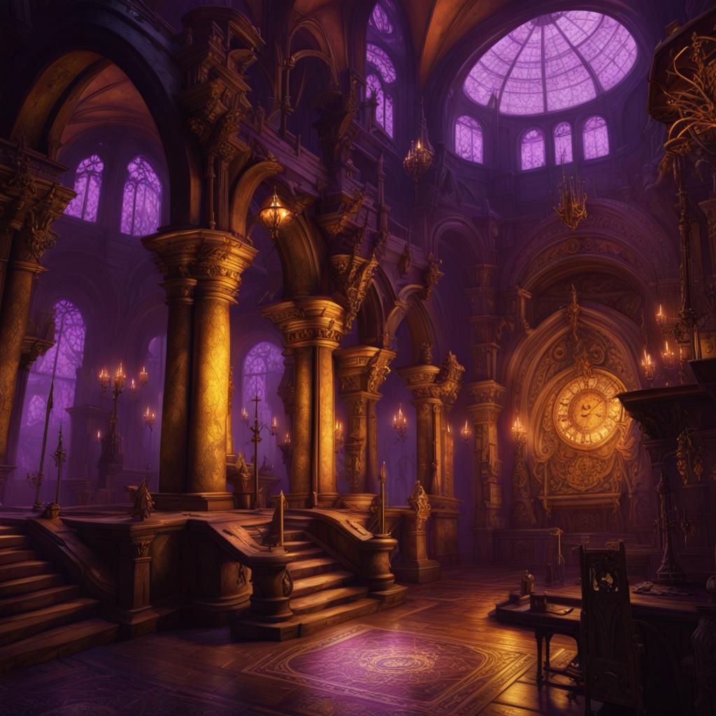 Dark Fantasy DND Map in 8K Resolution