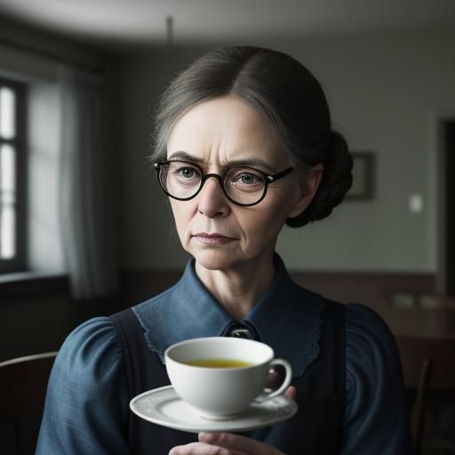 Miss Emmeline at the Tea House