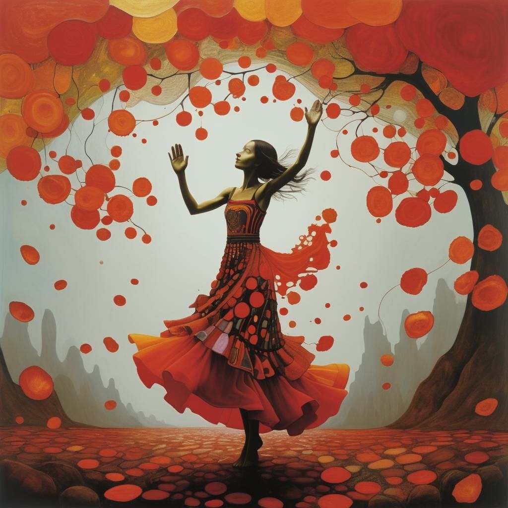 Hundertwasser and Lisa Martin Inspired AI Art