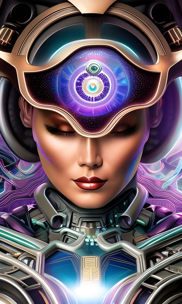 visionary mayan cyborg