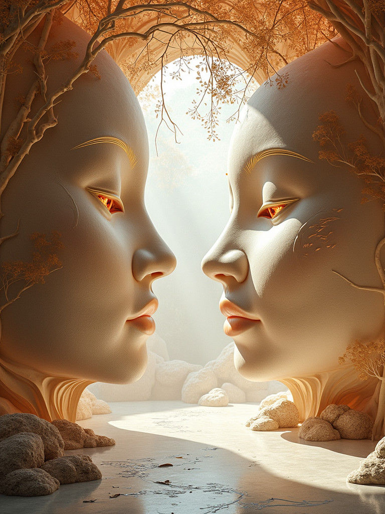 Surreal Interior of Giant Cuprite Heads